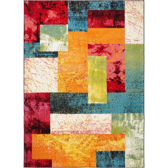 Home Dynamix Area Rugs: Splash Rug: 651-999 Multi-Color: 3' 3'' x 4' 3'' - Picture 2 of 8